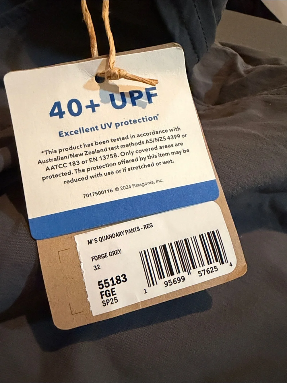 Men's Quandary Pants - Regular - Forge Grey - Size 32